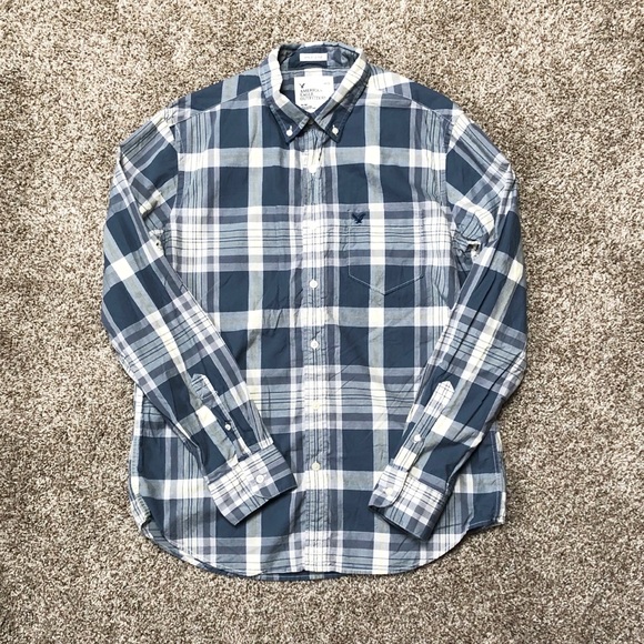 American Eagle Outfitters Button Down Shirt Size M - Picture 1 of 6